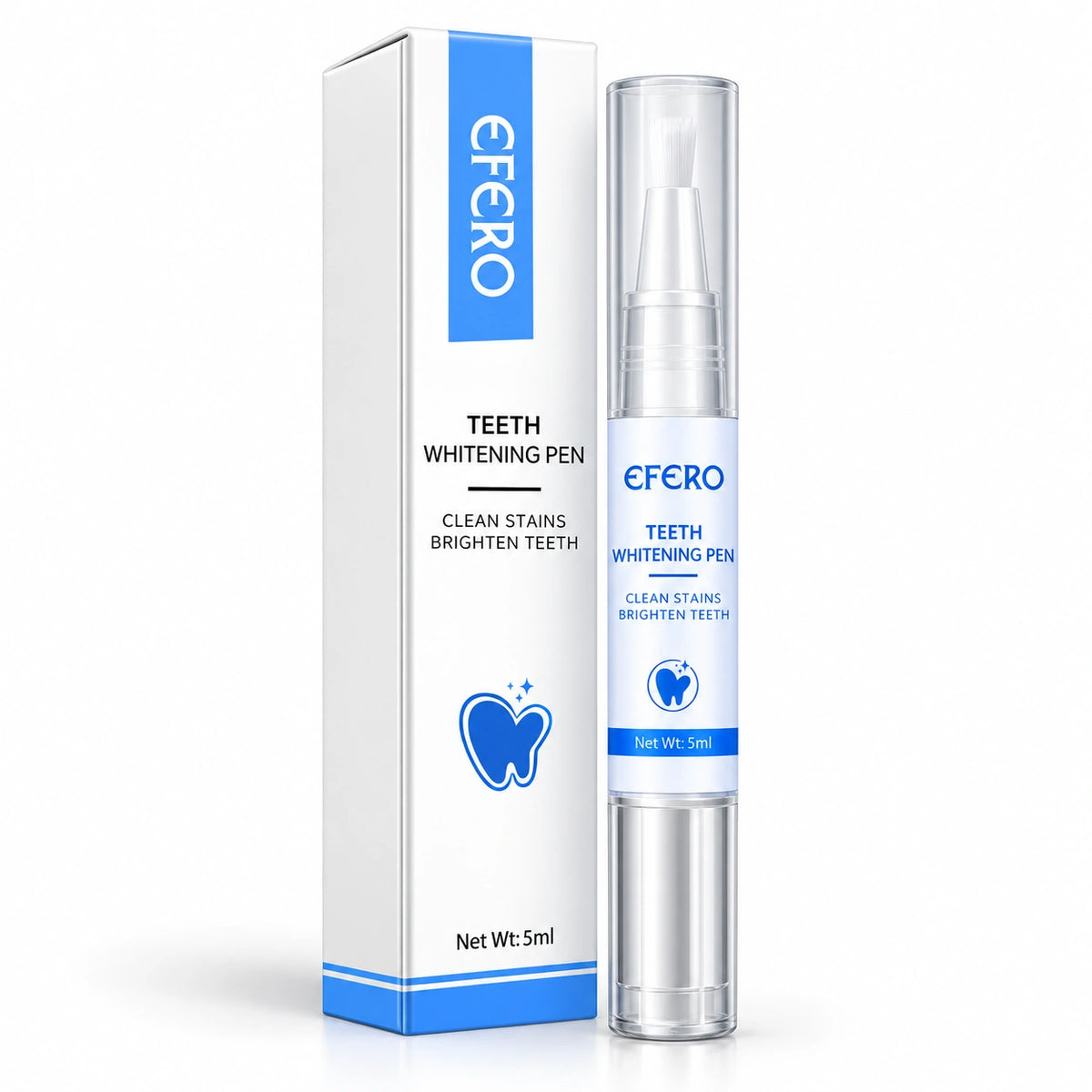 Glowlysta Teeth Whitening Pen, 5ml Tooth Stain Cleaning Serum for Oral Care